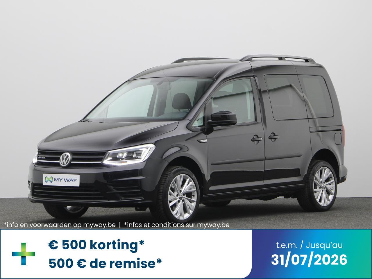 Volkswagen Utilitaires Caddy CNG 5 ZITPLAATSEN - 1.4 TGI 110 PK DSG AUTOMAAT